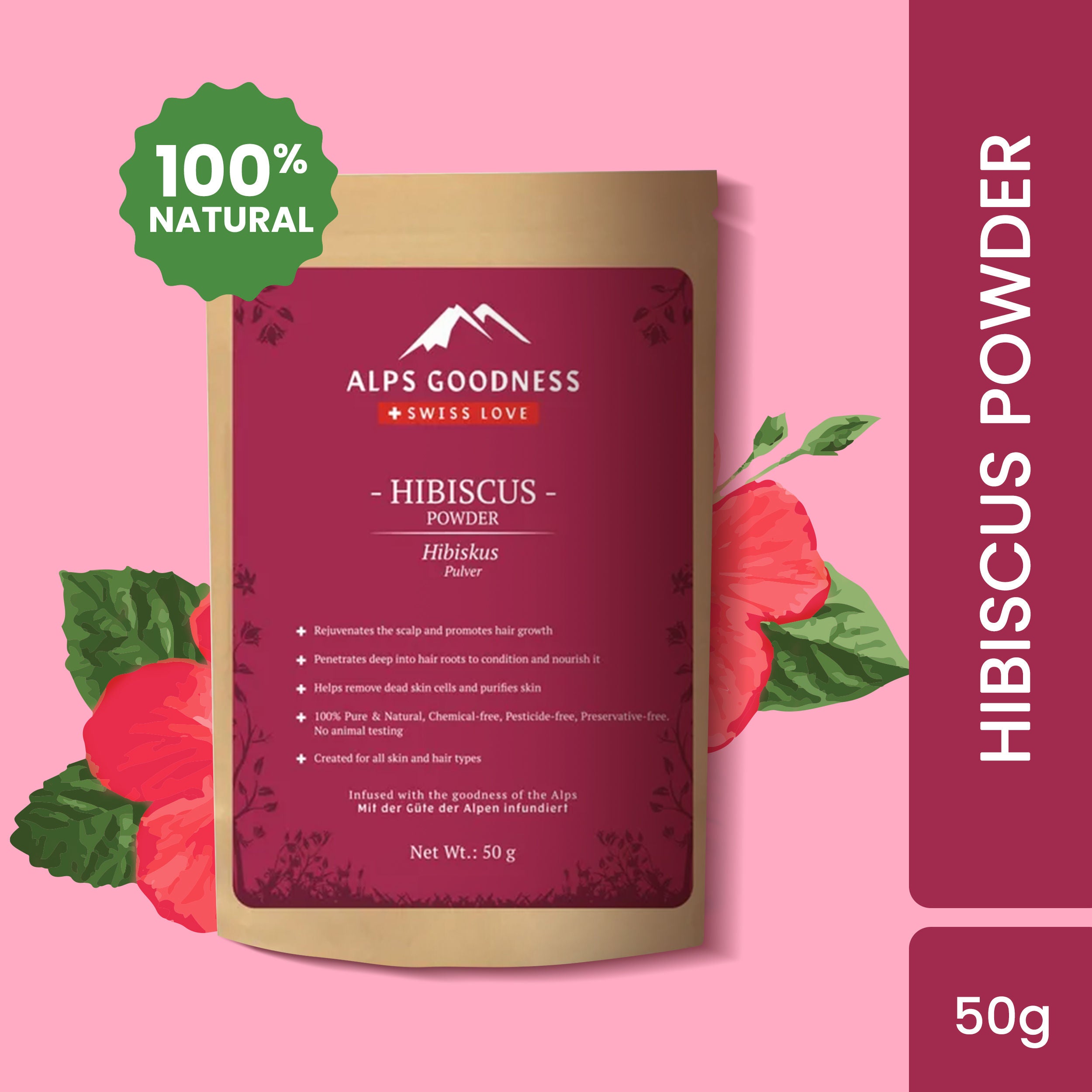 Hibiscus hair mask