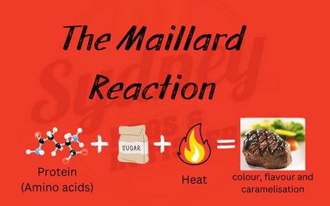 the maillard reaction using a charcoal bbq