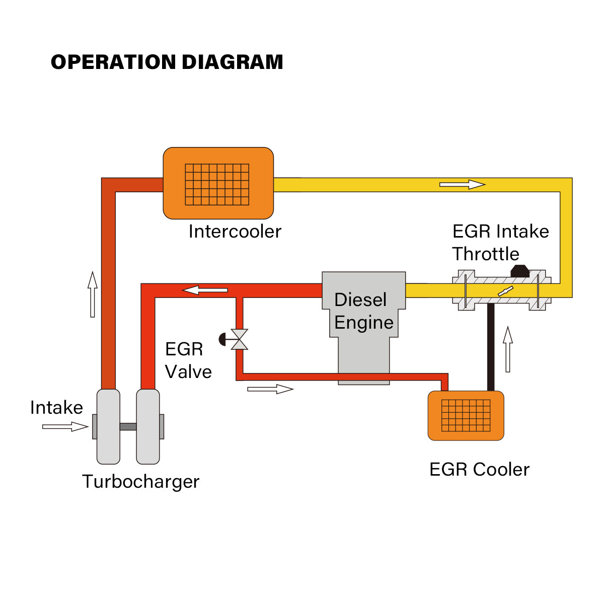 EGR Delete Kit Diagram