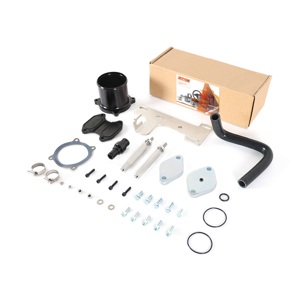 Daysyore 2010-2014 6.7L Cummins Dodge Ram EGR Delete Kit Throttle Valve Cooler