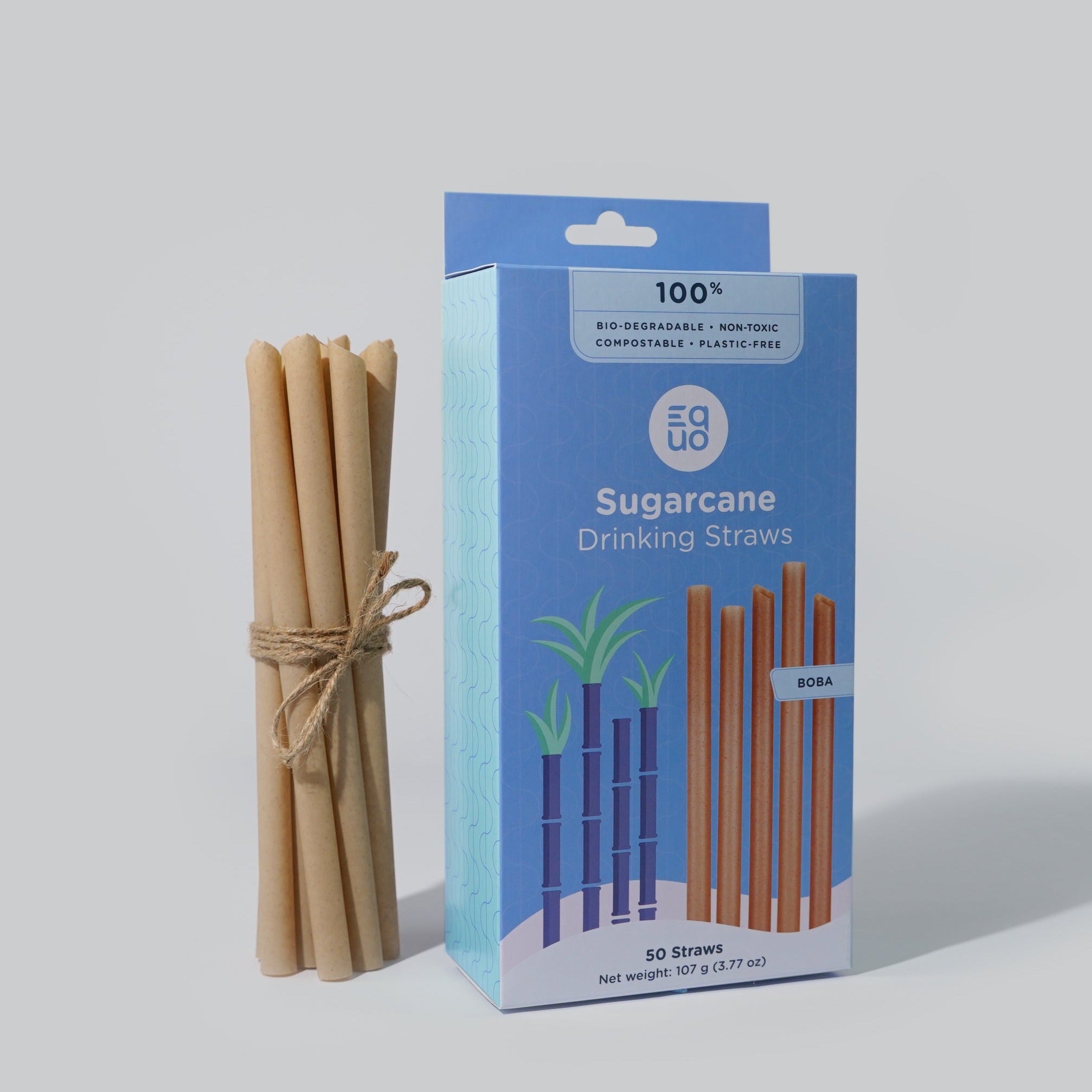 Equo Sugarcane Straws  Purchase at The Green Collective