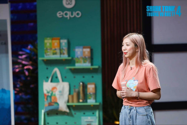 dự án shark tank ống hút cỏ của EQUO