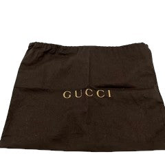 Gucci Staubbeutel aus Baumwolle braun