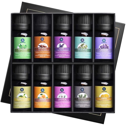 Essential Oils Set - Top 20 Organic Gift Set Oils for Diffusers, Humid –  Hannah's Botanical Garden