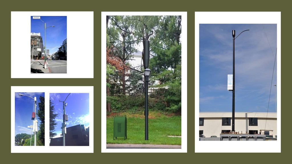 5G Antennas in Lamp Posts