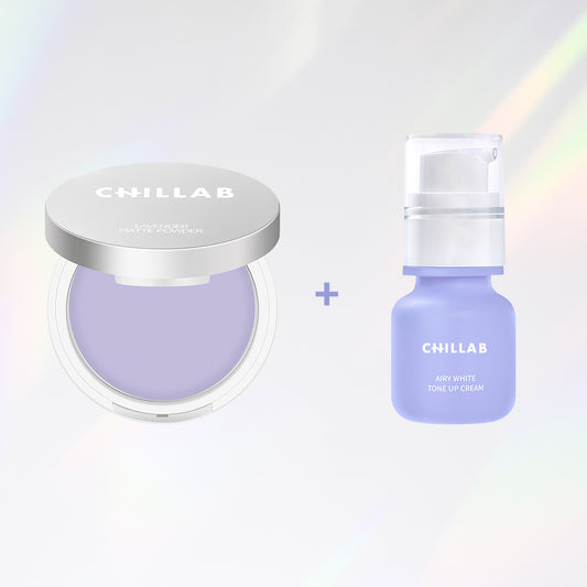 the greatest invention ever?!! im OBSESSED #chillab #lavendermattepowd, chillab lavender powder