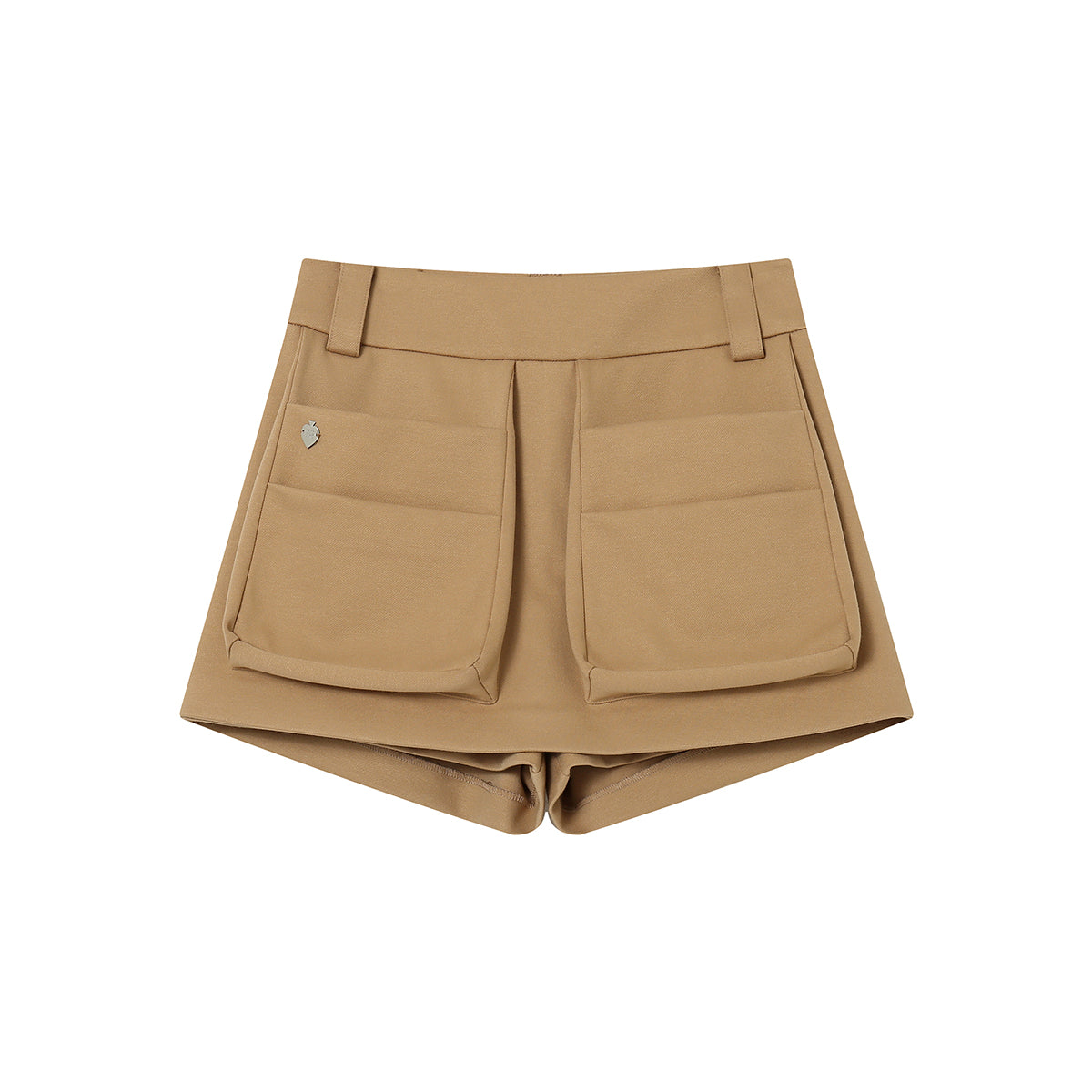 SomeSowe 3D Pocket Cargo Skirt Shorts Khaki