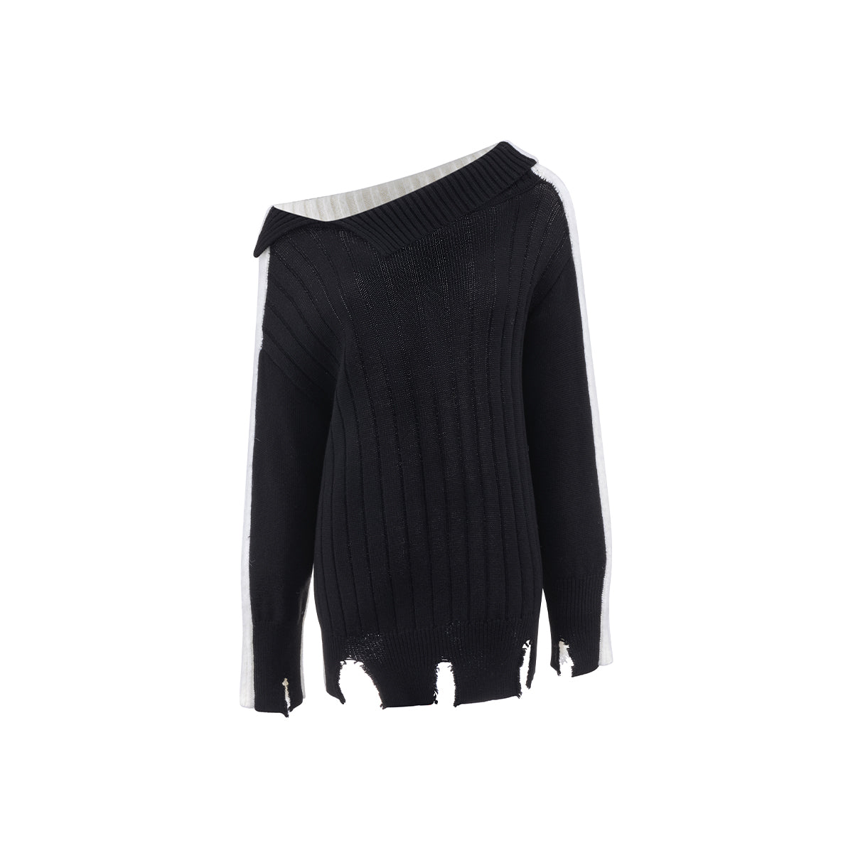 Rumia Florence Knitted Jumper Black And White