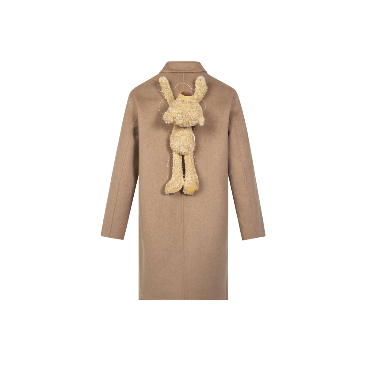 13De Marzo Palda Bear Woolen Overcoat Brown