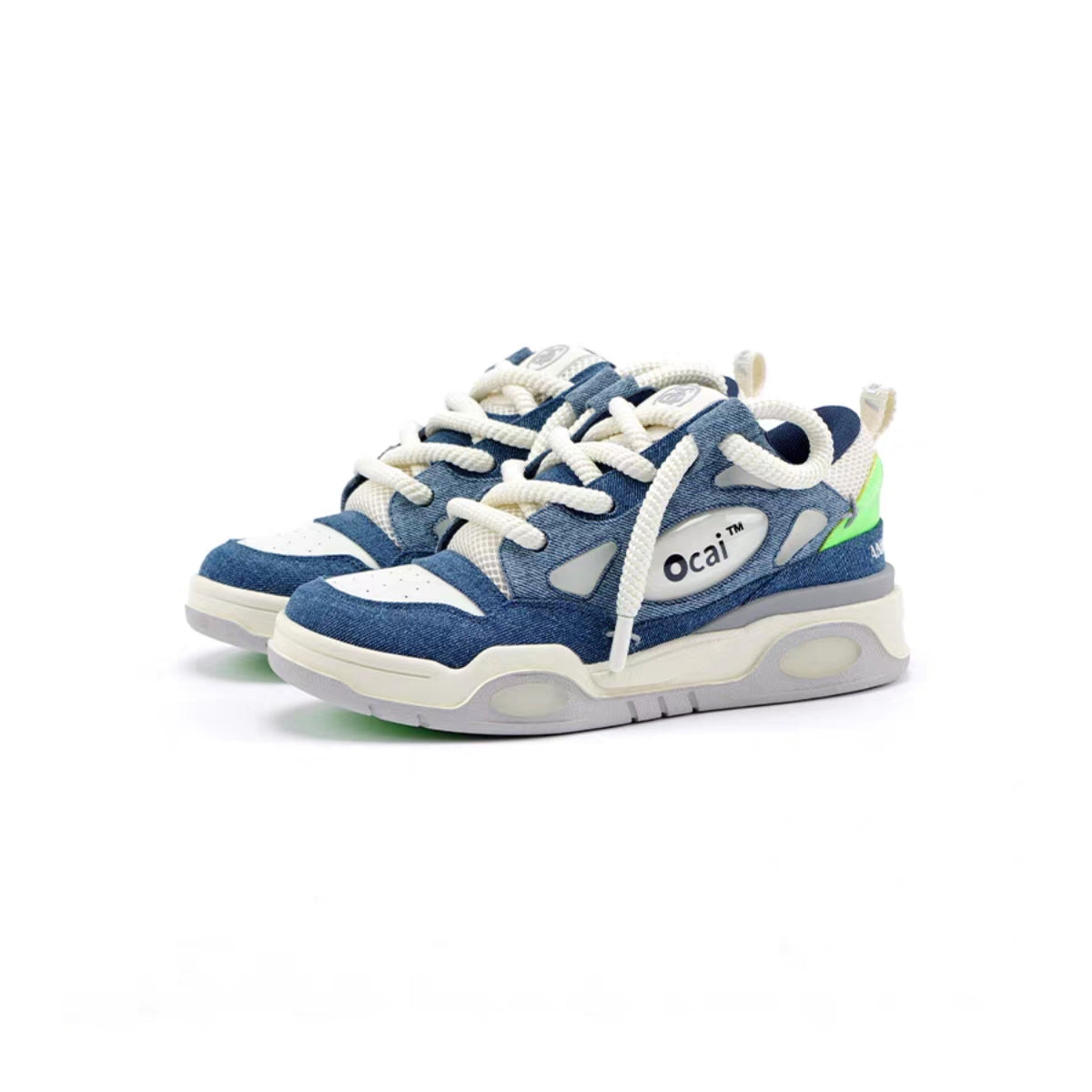 Ann Andelman X Ocai Retro Denim Sneaker Blue