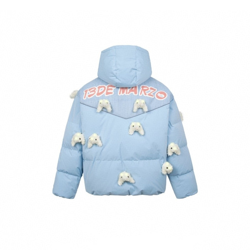 13 De Marzo Luminous Doozoo Down Jacket Blue