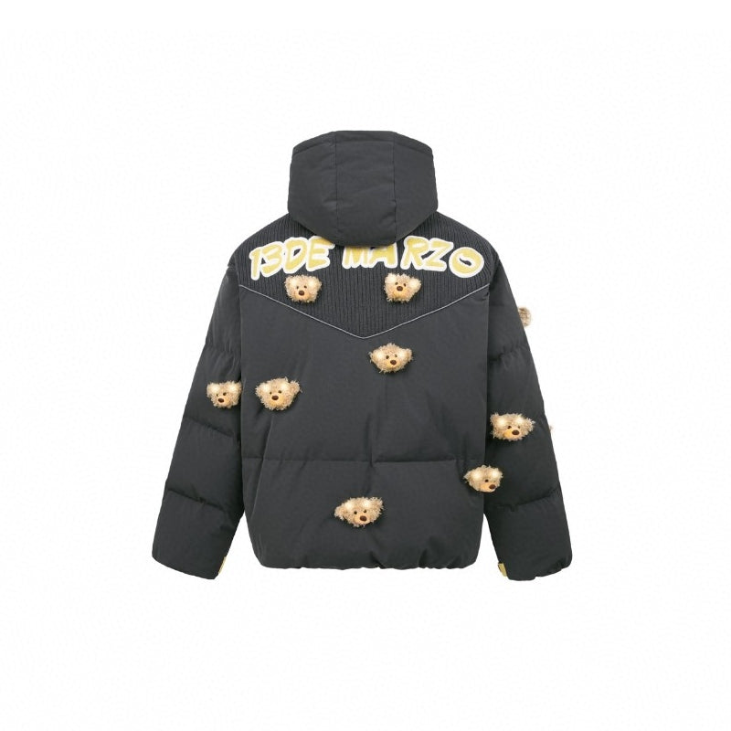 13 De Marzo Luminous Doozoo Down Jacket Black