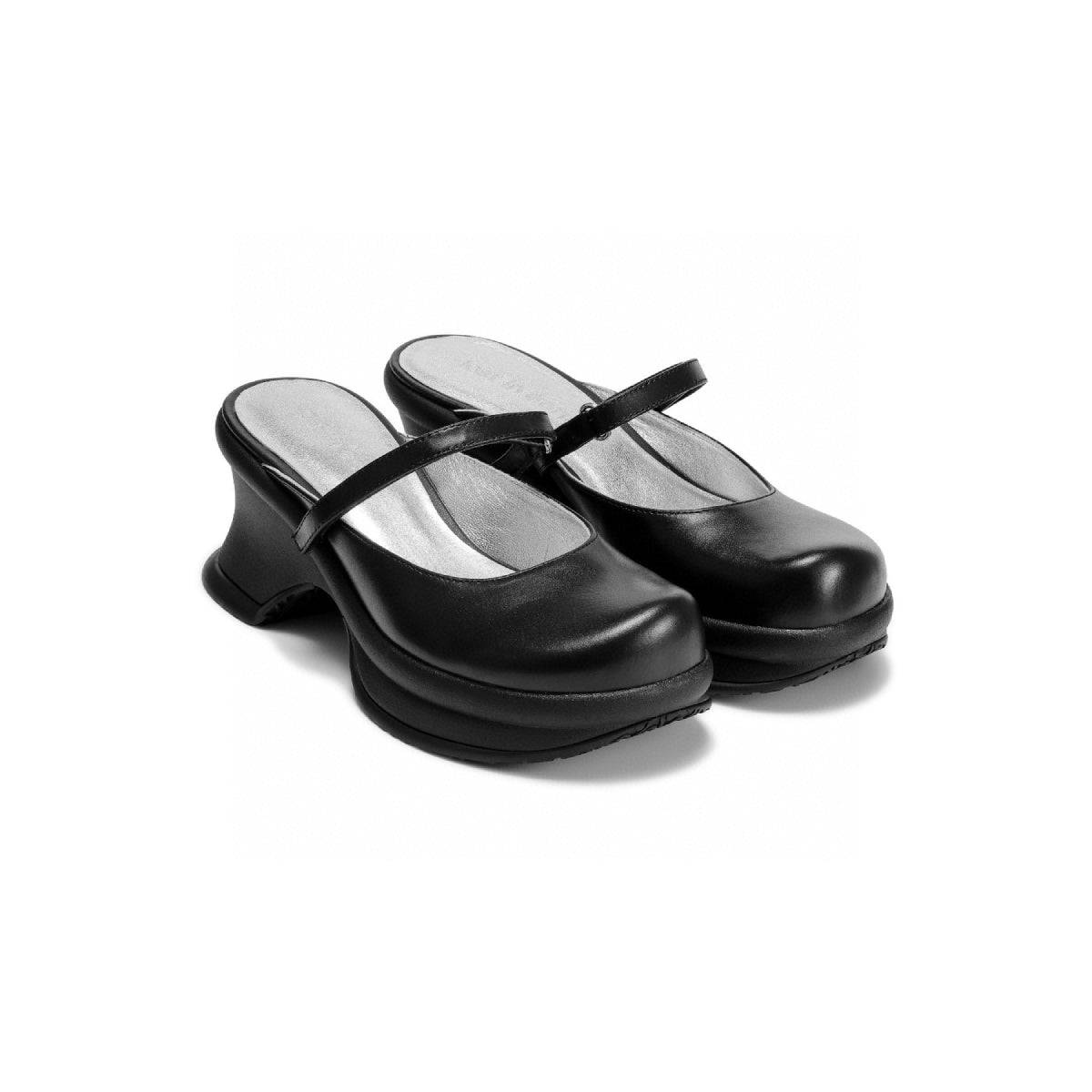 Lost In Echo Thick-Soled Velcro Maryjane Black