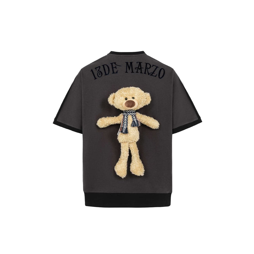 13DE Marzo Bear Baseball Fan T-Shirt Black