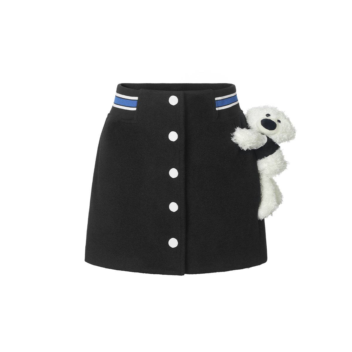 13De Marzo Vintage Baseball Skirt Black