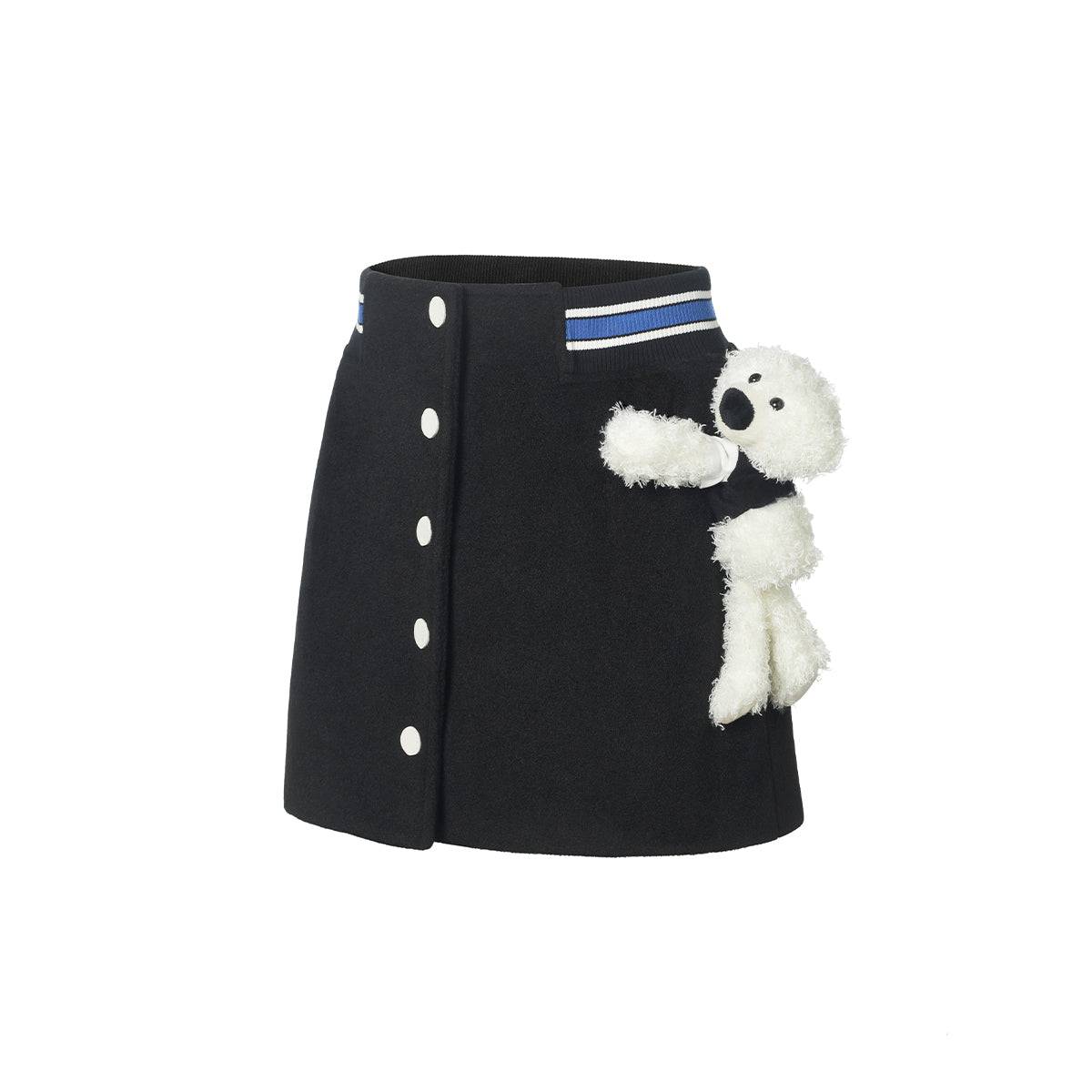 13De Marzo Vintage Baseball Skirt Black