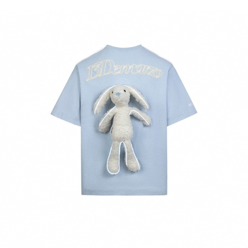 13De Marzo Luminous Fiber Rabbit Tee Blue