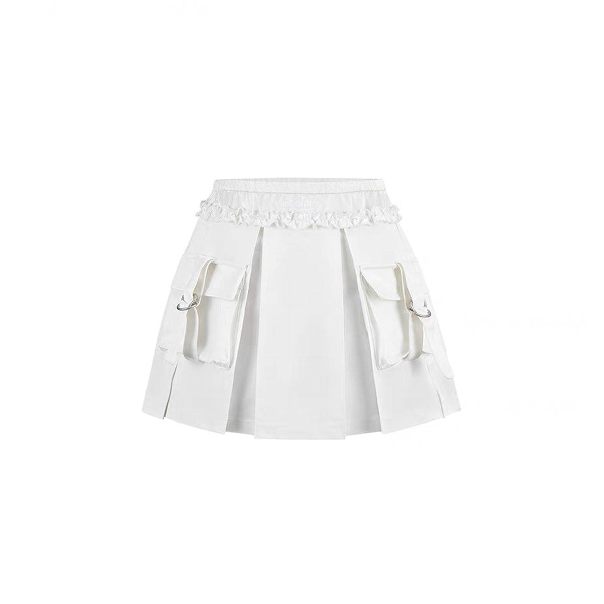 NotAwear Cargo Ballerina Skirt White