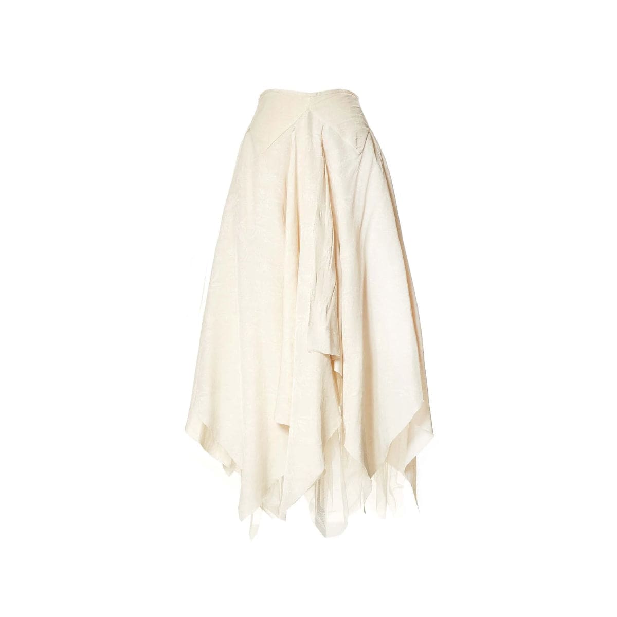 Elywood Layered Sarees Skirt White