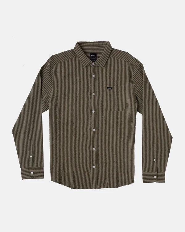 RVCA ENDLESS SEERSUCKER LONG SLEEVE