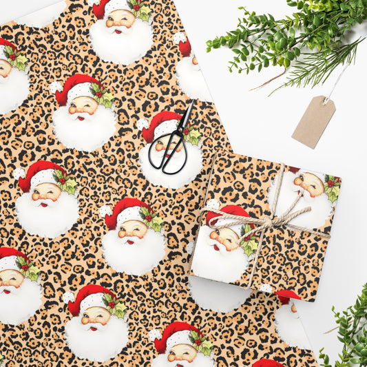 Vintage Santa Wrapping Paper