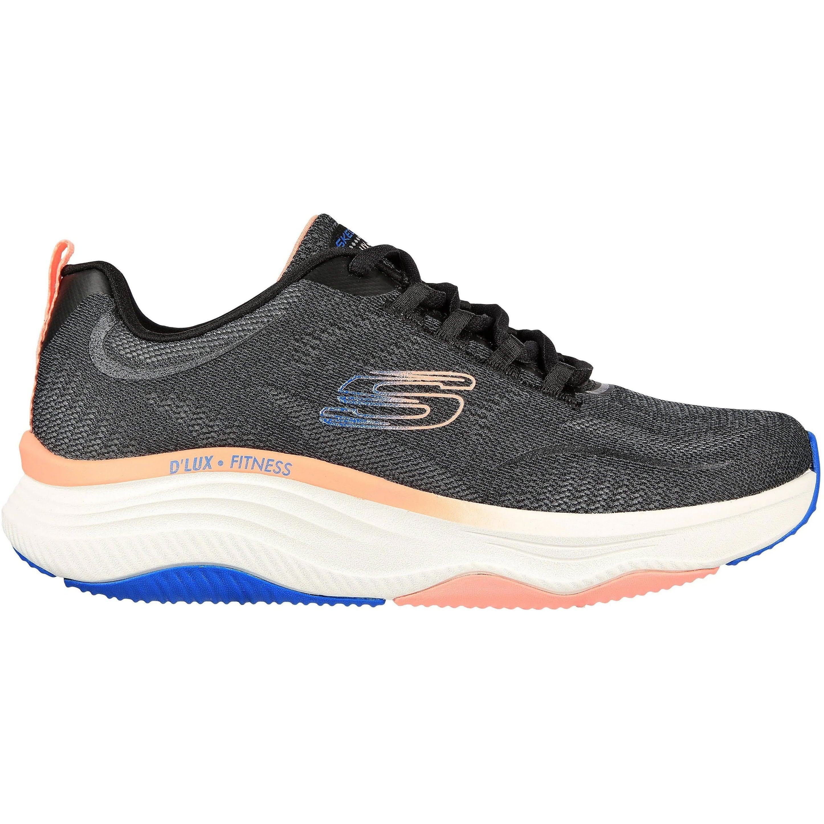 Skechers D'Lux Fitness Womens Training Shoes - Black