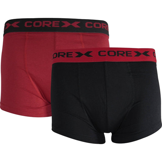 Corex Fitness Classic (2 Pack) Mens Boxer Shorts - Navy