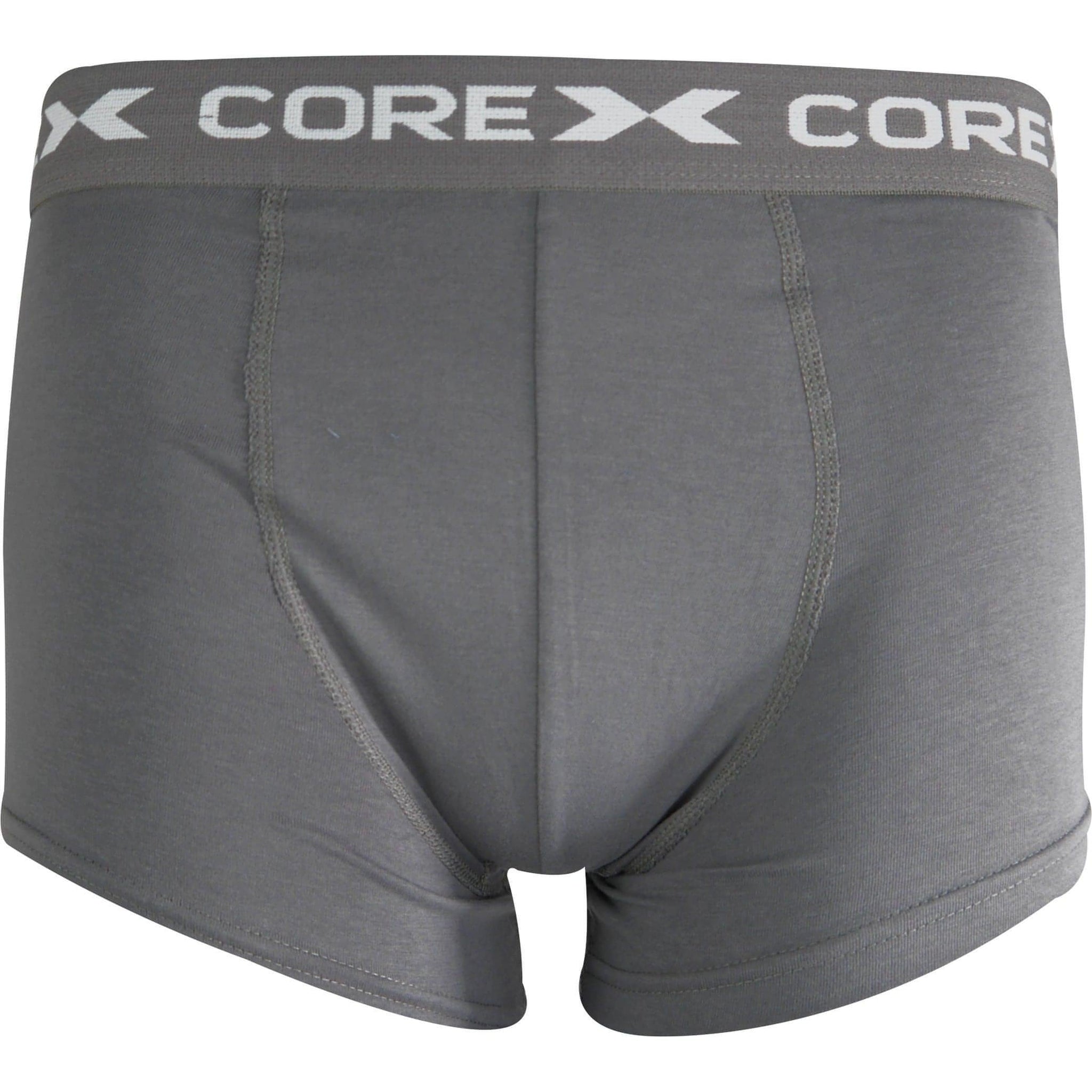 Corex Fitness Classic (2 Pack) Mens Boxer Shorts - Grey