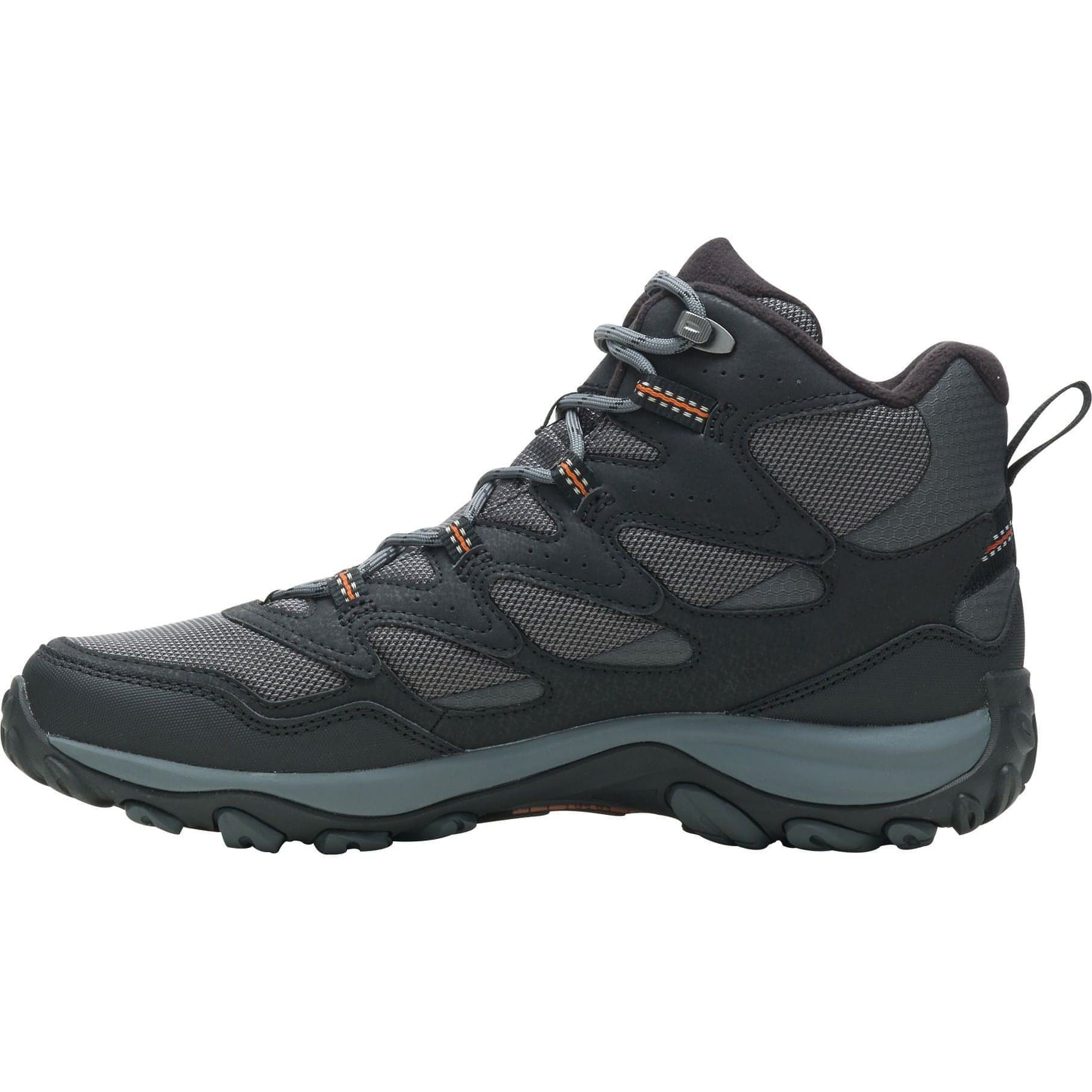 Merrell West Rim Sport Thermo Mid Mens Waterproof Walking Boots - Blac