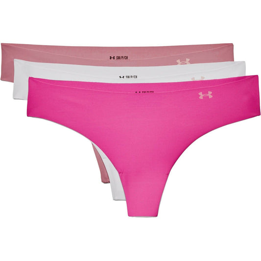 Under Armour Pure Stretch Women's Thongs (Set of 3) Beige