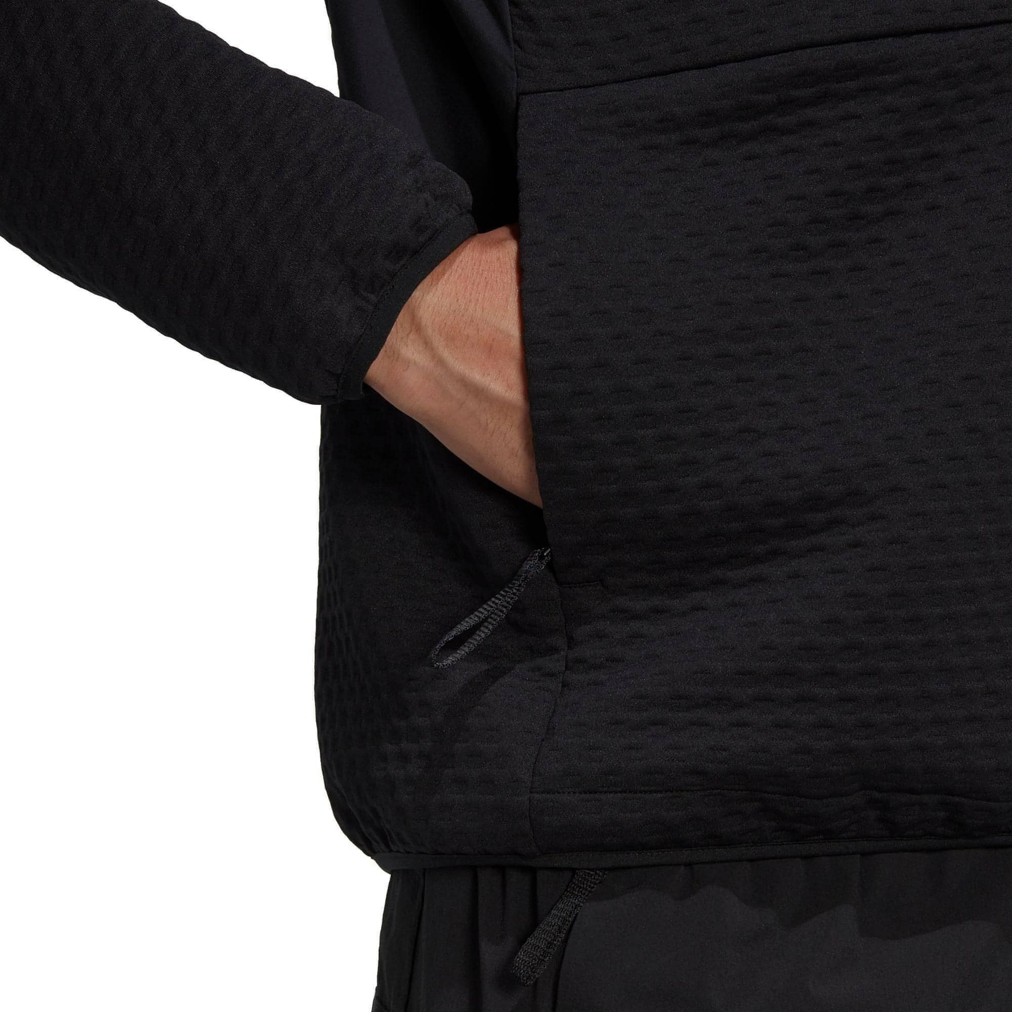 adidas Terrex Hike Half Zip Long Sleeve Mens Fleece Top - Black