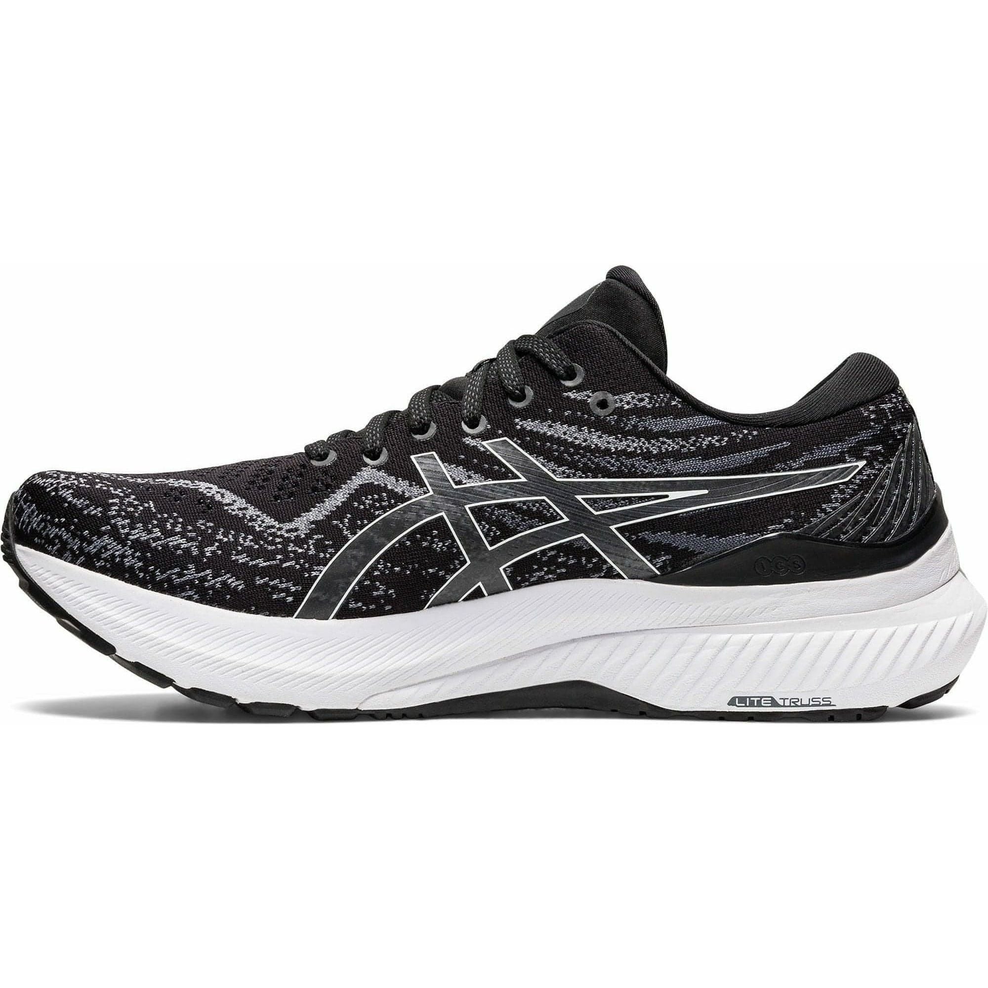 Asics Gel Kayano 29 WIDE FIT (2E) Mens Running Shoes - Black