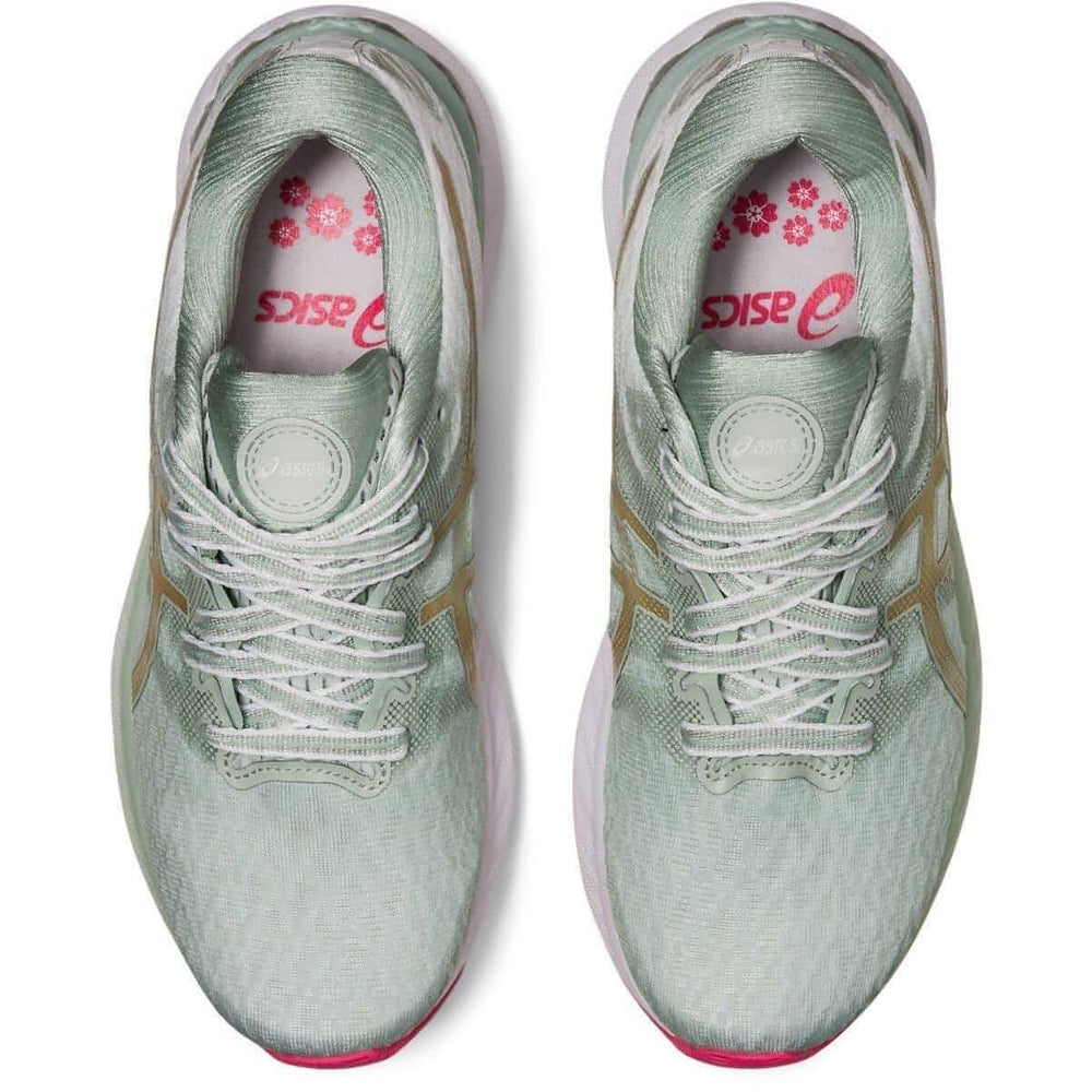 Asics Gel Nimbus 23 Sakura Womens Running Shoes - Green £138.90 ...