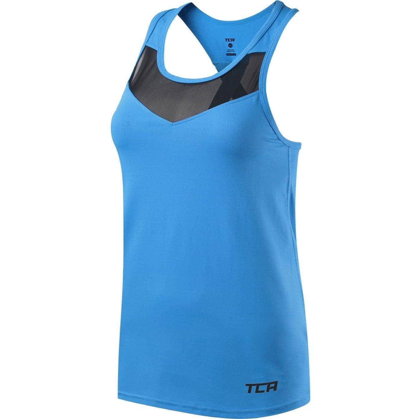 TCA MeshLuxe Womens Running Vest - Blue | Start Fitness | Reviews on ...