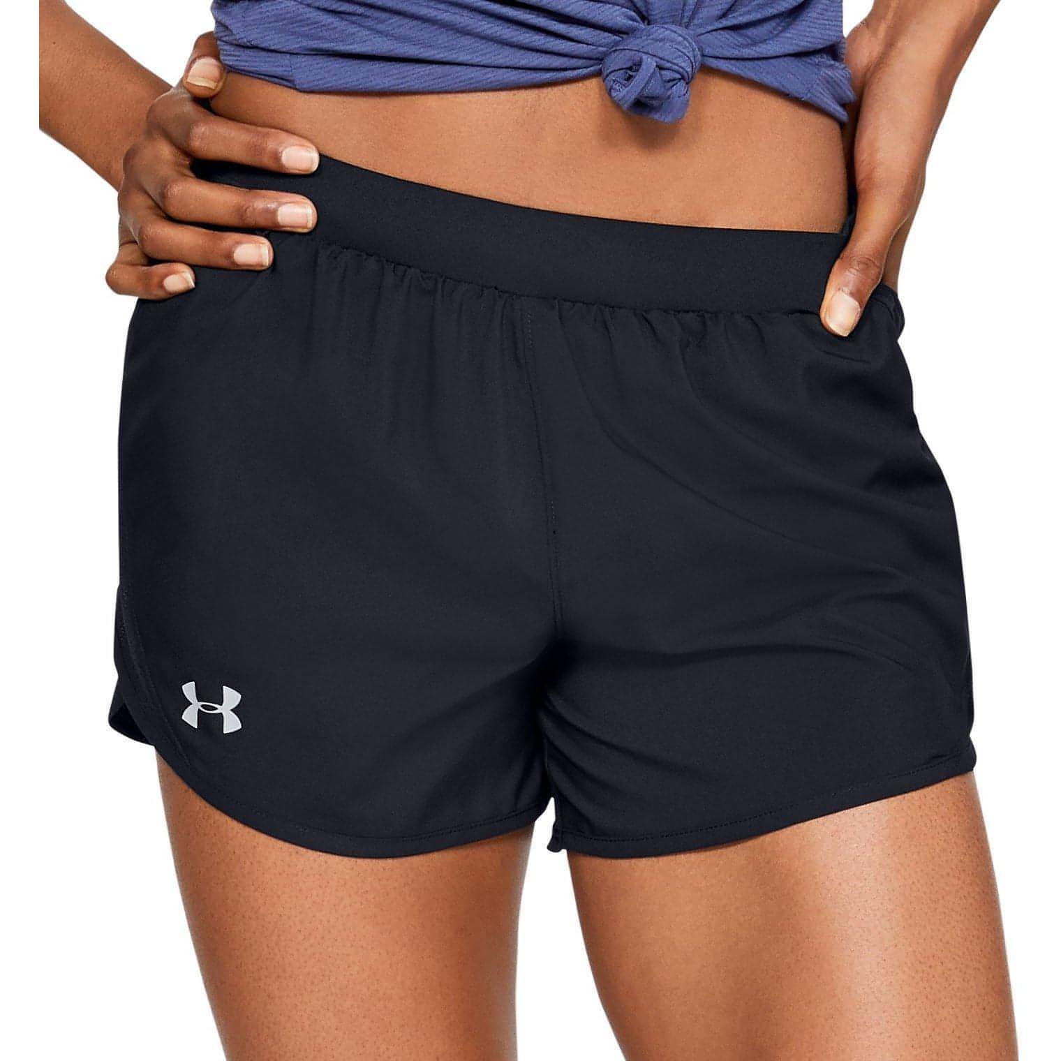 Under Armour Womens Fly By 2.0 Running Shorts - Black