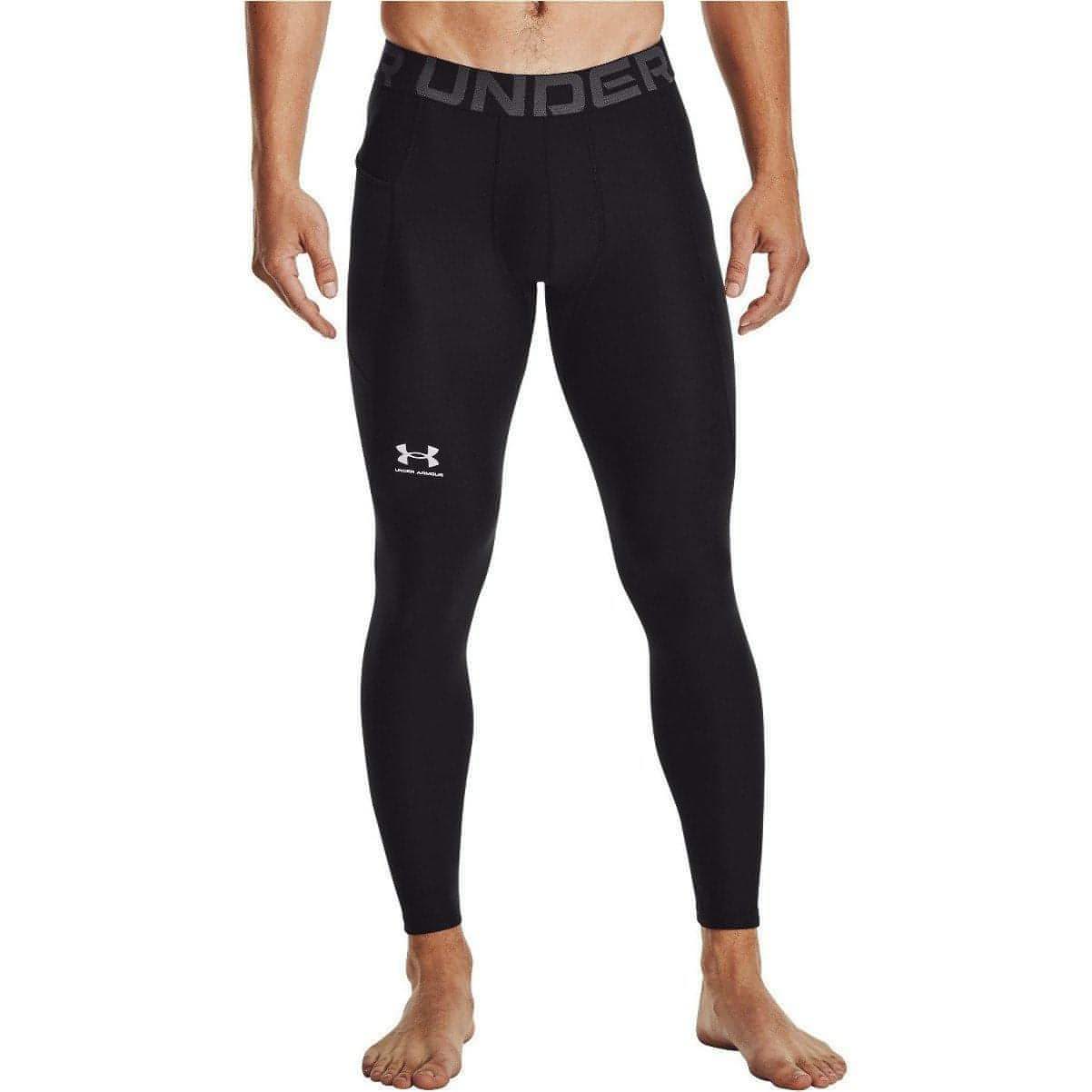 Under Armour HeatGear Mens Compression Tights Black Long Base Layer