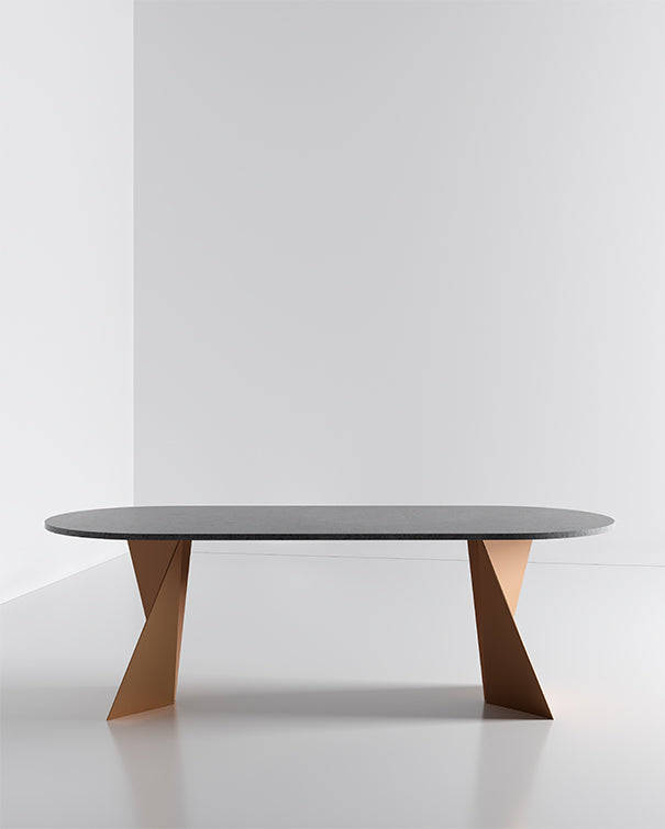 12 seater concrete dining shop table