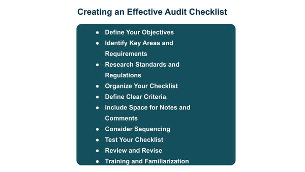 Creating an Effective Audit Checklist