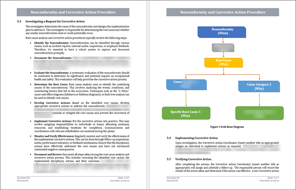 ISO 45001 Nonconformity and Corrective Action Procedure