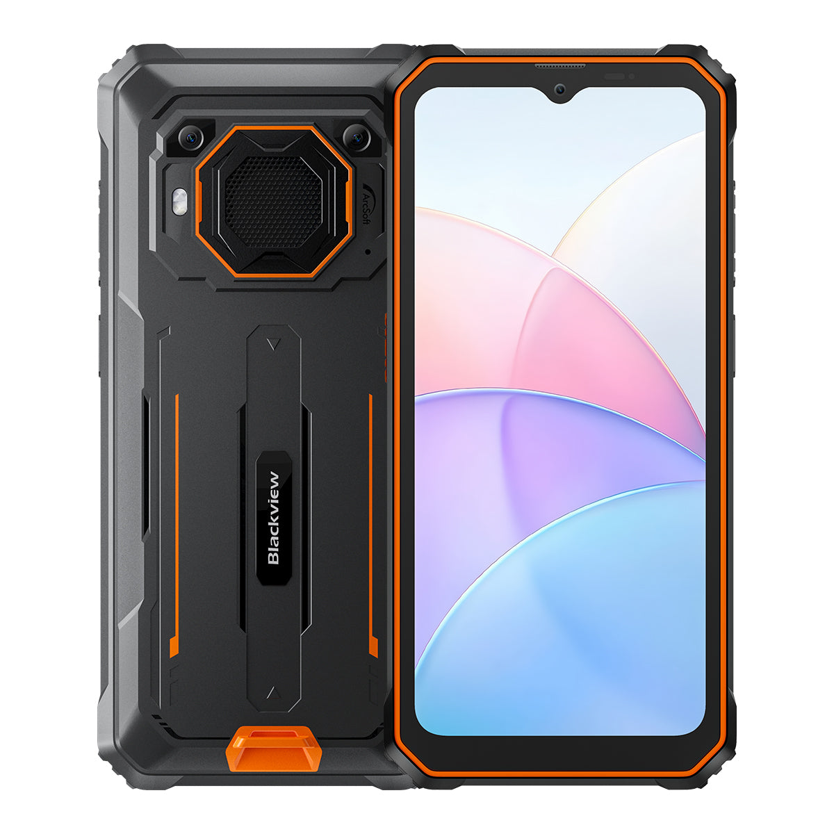 

Blackview BV6200 6.56-Inch 4+64GB 13000mAh Loud Speaker Ruggedized 4G Cellphone 4GB+64GB / Orange