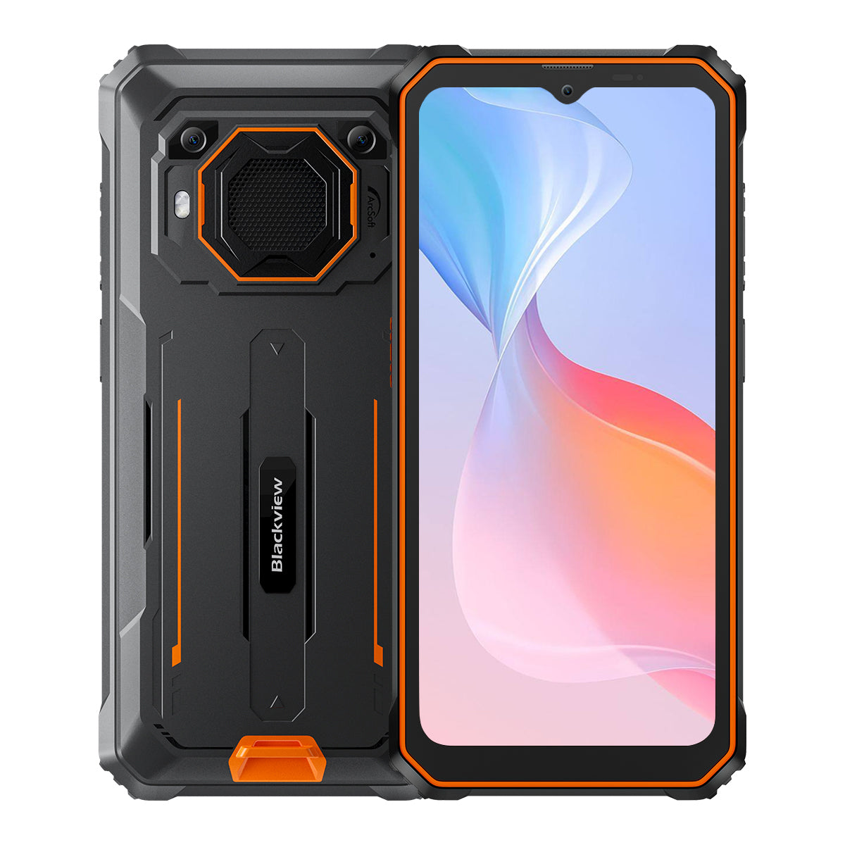 

Blackview BV6200 Pro 6.56-Inch 4+128GB 13000mAh Loud Speaker Ruggedized Smartphone 4GB+128GB / Orange