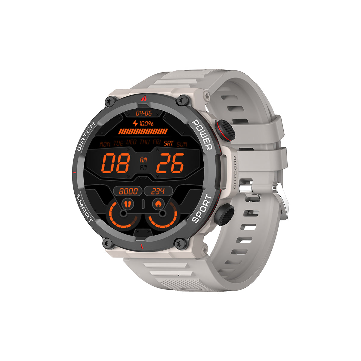 

Blackview W50 10-meter Waterproof Stylish Sports & Fitness Smart Watch Gray