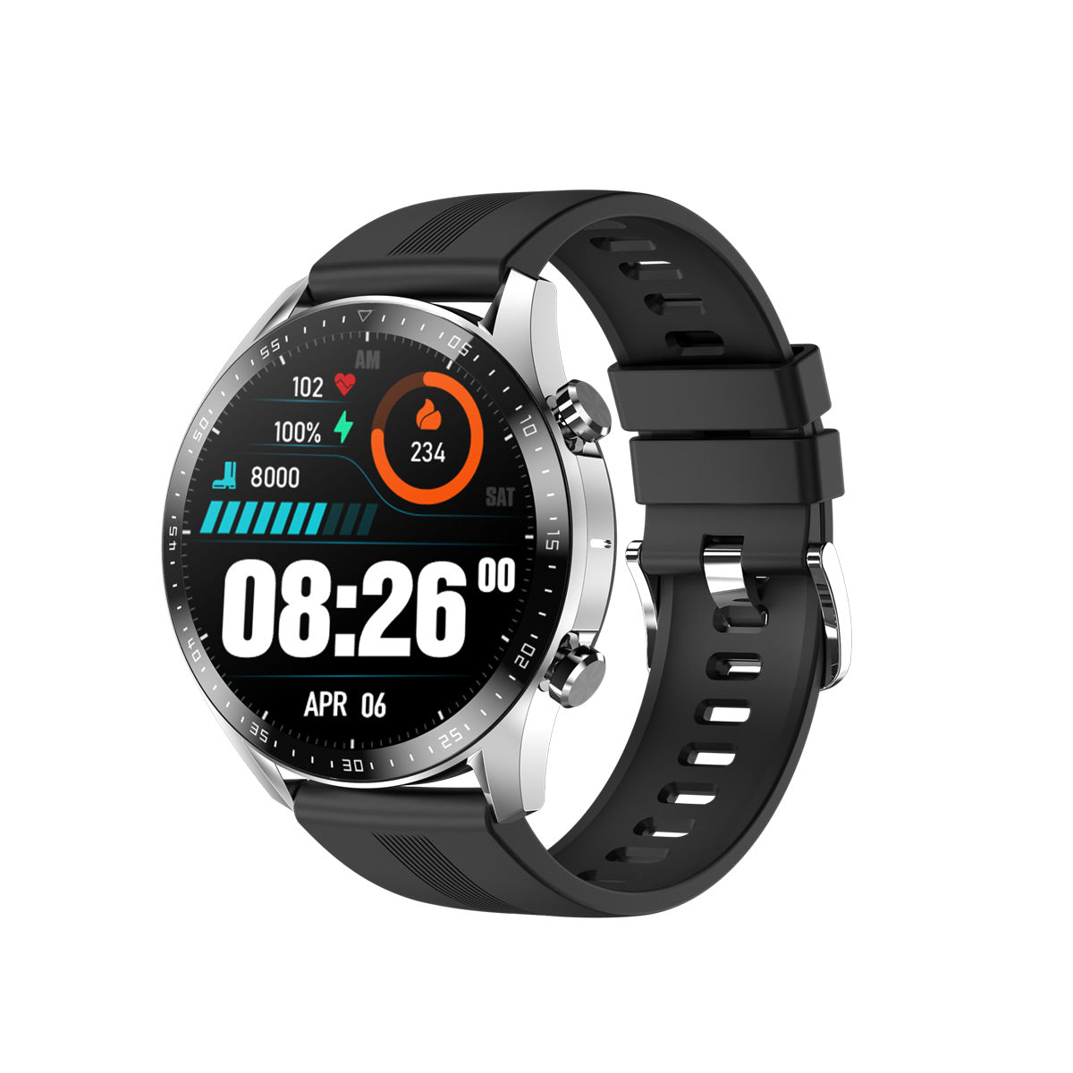 

Blackview X1 Pro 10-meter Water-resistant Sports Smart Watch Silver
