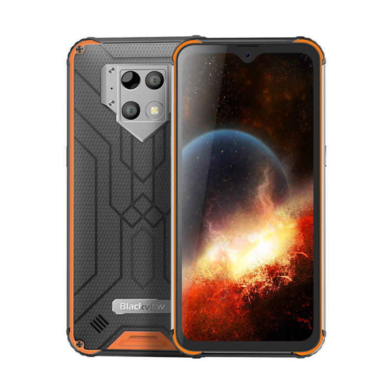 

Blackview BV9800 Pro FLIR Camera 6.3" 6+128GB Ruggedized Smartphone 6GB+128GB / Orange