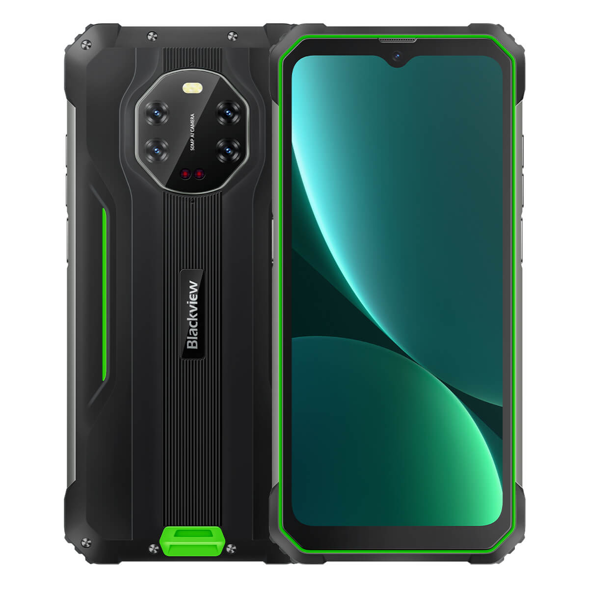 

Blackview BL8800 8+128GB 6.58" 33W Fast Charge 5G Infrared Camera Ruggedized Smartphone 8GB+128GB / Green