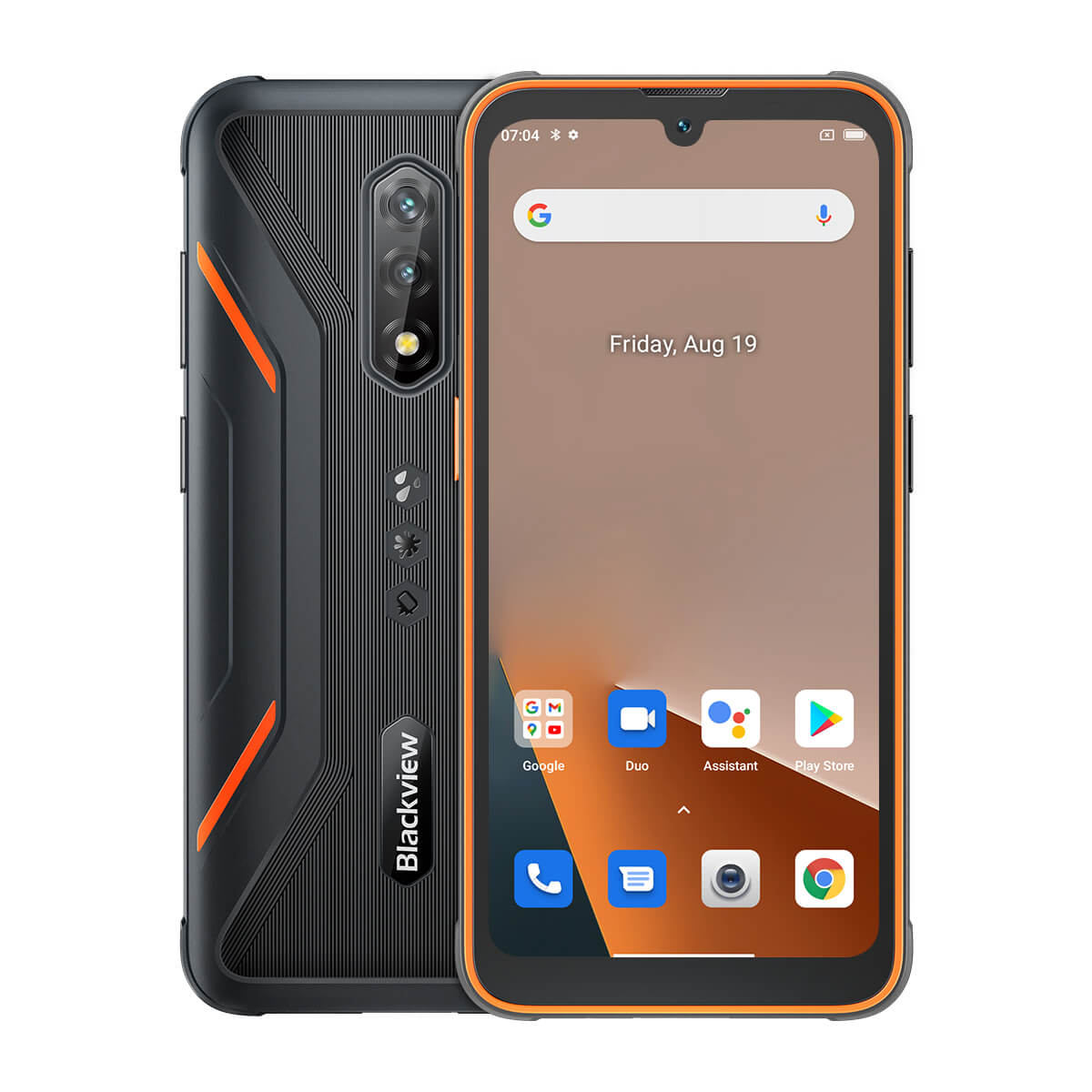 

Blackview BV5200 ArcSoft AI Algorithm Powered Camera 4+32GB Tough 4G Smartphone 4GB+32GB / Orange