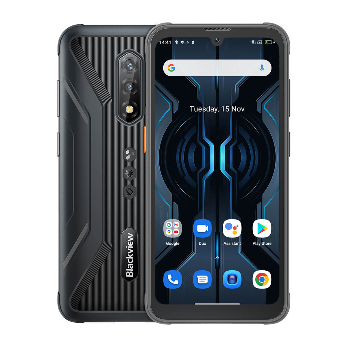 

Blackview BV5200 Pro MTK Helio G35 4+64GB 13MP ArcSoft AI Algorithm Powered Camera Ruggedized Cellphone 4GB+64GB / Black