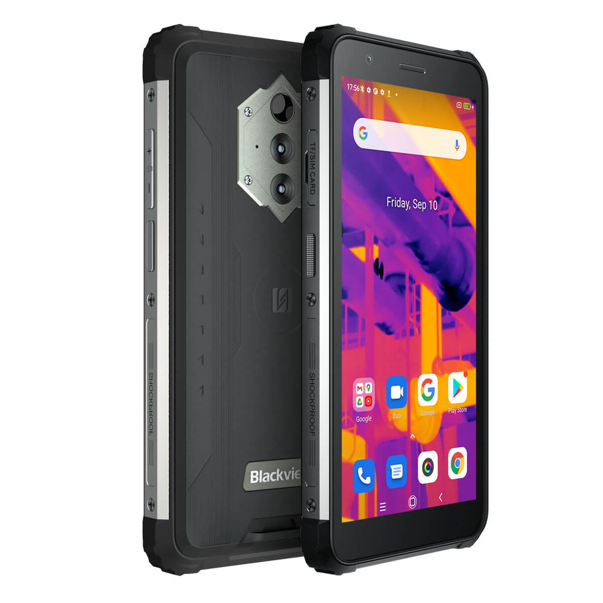 

Blackview BV6600 Pro Thermal Camera 5.7" 4+64GB 8580mAh Android 11 4G Rugged Smartphone 4GB+64GB / Black