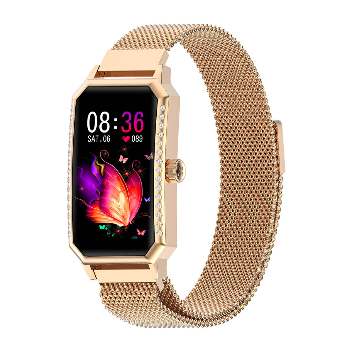

Blackview R9 10m Waterproof Women's Fitness Android Smart Watch Gold