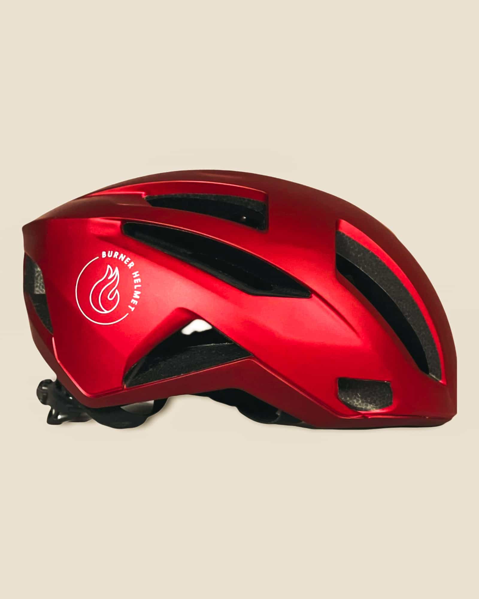 Red Ocean nachhaltiger Fahrradhelm rot